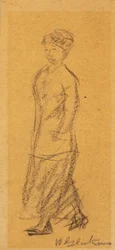 Femme marchant